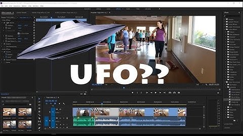 How to add a UFO to your video