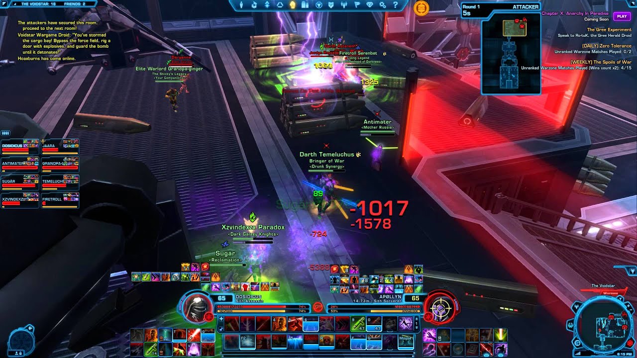 SWTOR 4.0.3 Hatred Assassin PVP 3 YouTube