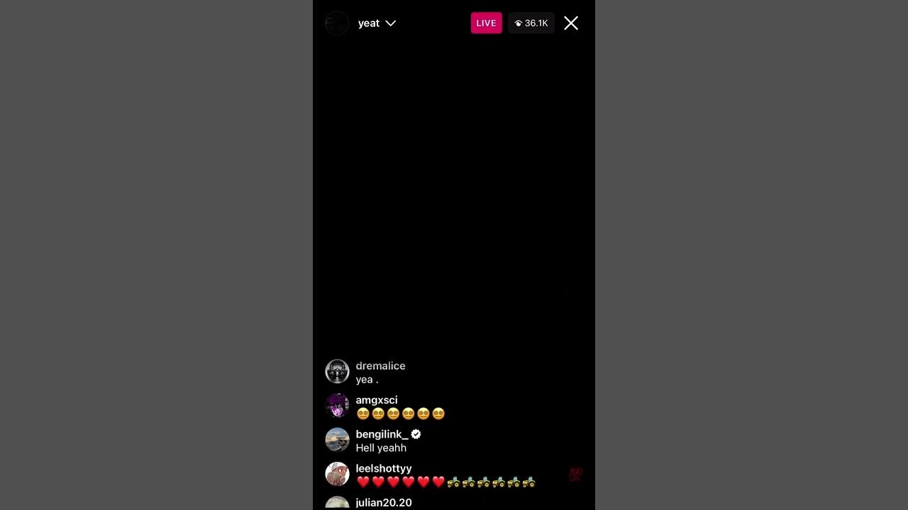 yeat-on-ig-live-new-album-snippet-youtube