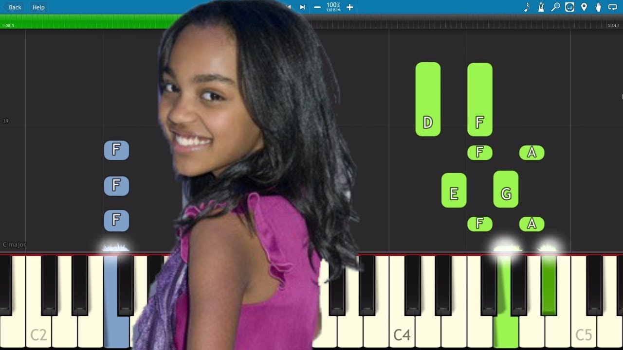 Calling All The Monsters Piano Tutorial China Anne Mcclain Ant Farm Youtube