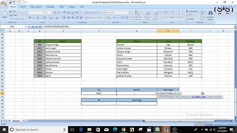 Double VLOOKUP Bangla || How to Use Double,Multiple or Nested VLookup in Excel Bangla