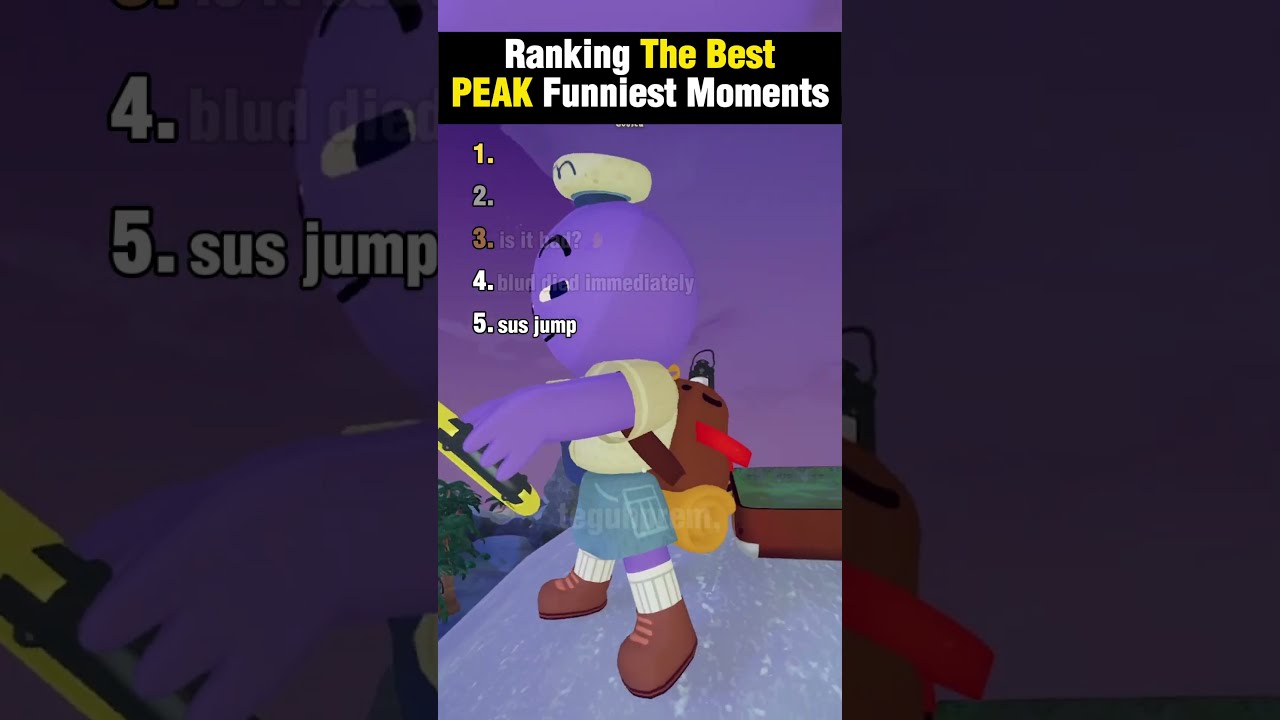 Ranking The Best PEAK Funniest Moments Peak Shorts Funny Gaming