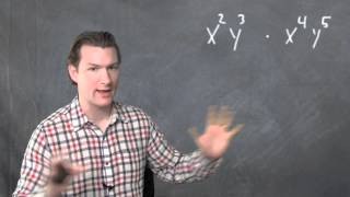 Dave May Teaches -- Multiplying Exponents with more than one variable