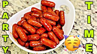 Quick & Easy BBQ Lil’ Smokies| PARTY FOOD