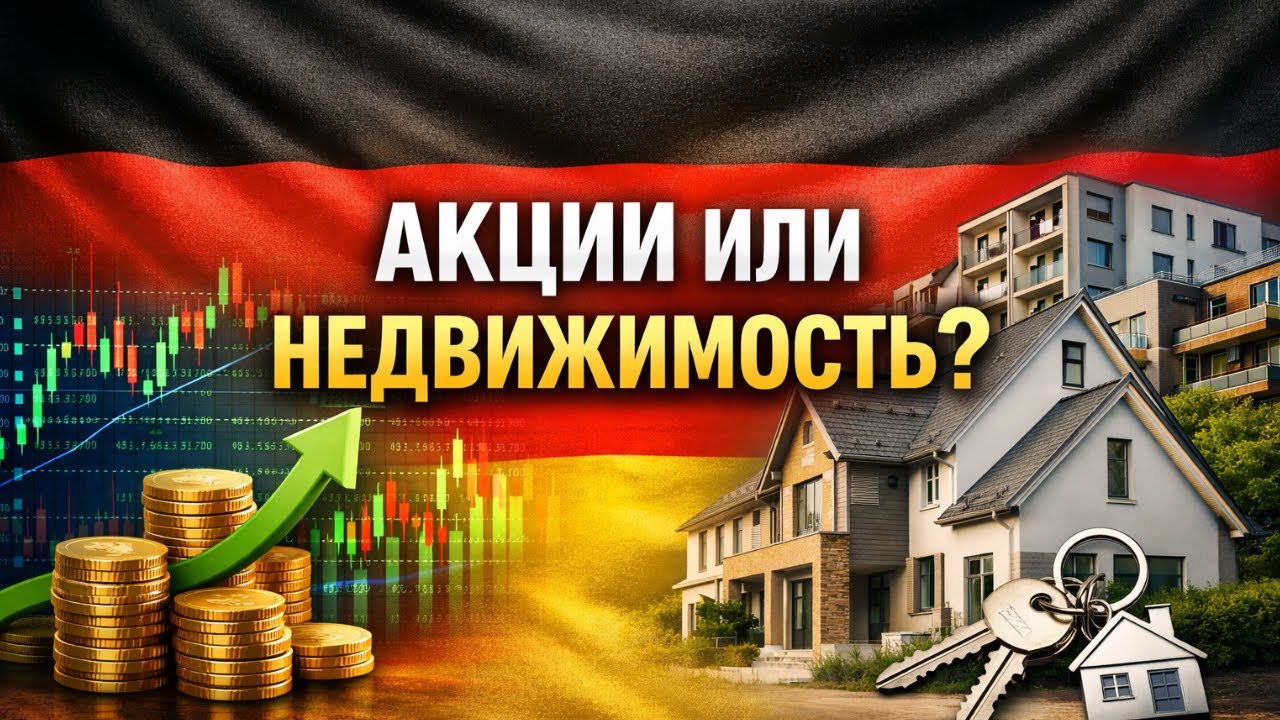 Акции или недвижимость в Германии? Куда лучше инвестировать | Личный опыт, риски и доходность
