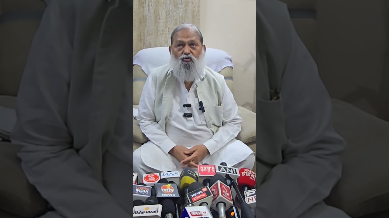 Anil Vij ke X account se Minister word hatne par kya Bole Anil Vij .