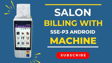 Salon Billing Machine | Touch + Keypad POS Solution | Shree Shyam Handheld #salon #pos #solution