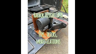 Harbor Freight 1X30 tips, tricks, and modifications