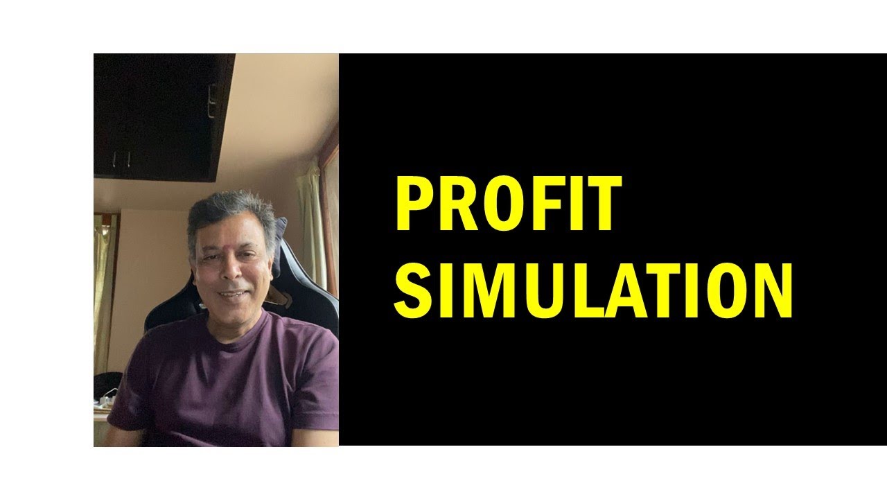 3 - Profit Simulation - Monte Carlo Technique - English - #MadhavanSV ...