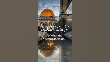 ﴿ وَلَا تَحْسَبَنَّ اللَّهَ غَافِلًا عَمَّا يَعْمَلُ الظَّالِمُونَ ﴾[ سورة إبراهيم: 42]
