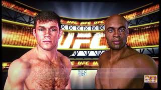 UFC Undisputed Title Mode Expert Level Classic Fight Anderson Silva Fight Seven VS Forrest Griffin