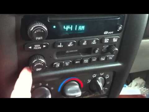 Chevy Venture Radio Clock