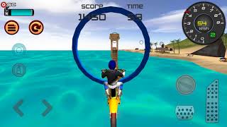 Motocross Beach Jumping 3D / Motorbike Simulator Game / Androia Gameplay FHD screenshot 4