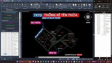 Thống kê CSD đất TKTEN | Thống kê thửa đất Địa chính TKTD | AutoLISP Reviewer