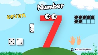 Identifying Number 7 in different ways | Number 7 video for Preschoolers