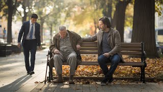 Stranger Refuses to Share a Bench with a Disabled Veteran – Keanu Reeves Makes a Bold Move!
