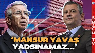 Mansur Yavaş Yadsınamaz... Özgür Özelden Siyaseti Sarsacak Aday Açıklaması Chpden Seçim Atağı
