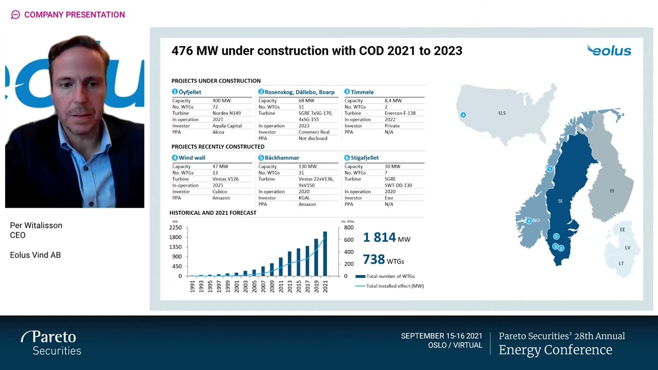 Company presentation at Pareto Securities’ 28th
