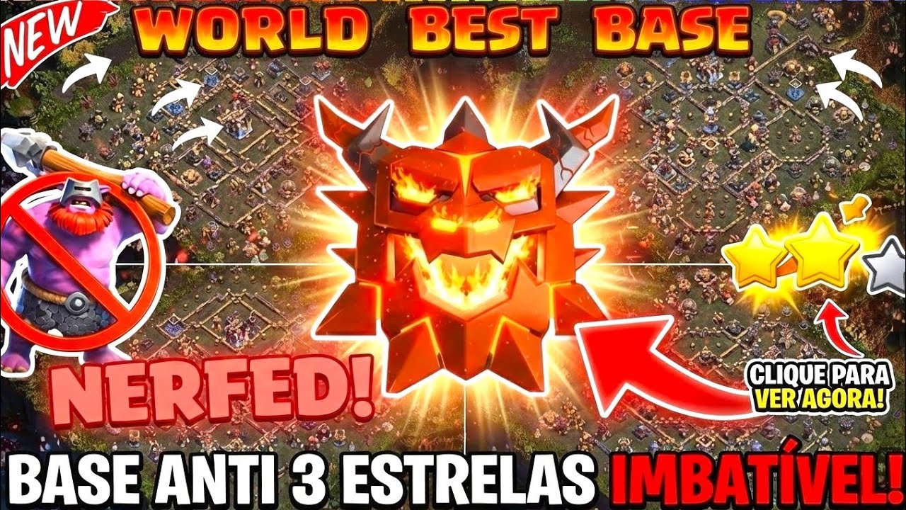 World Best Base +5500 Trophies TH18 Anti-3 Star: Pro LEGENDS TH18 Push🔥 Legend & War Base With Link!