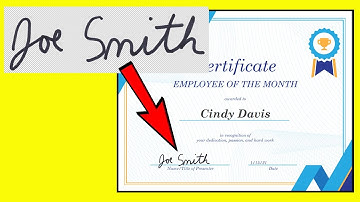 Create a Transparent Signature Image File to Sign Your Digital Documents