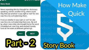 How to make Story Book in Sketchware / Part - 2 / Update