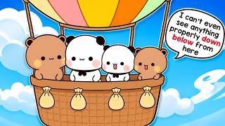 Mishi Misses the Adventure 😢 Daabu Couldn't Believe the View from the Sky! 😍🎈  #BDC1226