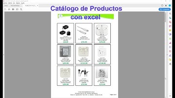 🔵🔵 Crear Catálogo de Productos automatizado con imágenes, precios en excel y pdf