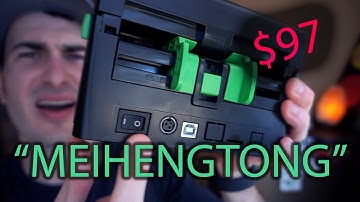THE CHEAPEST CHINESE THERMAL 4X6 SHIPPING LABEL PRINTER ON AMAZON, THE MEIHENGTONG MFLABEL