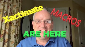 Xactimate Macros from Daniel the Adjuster
