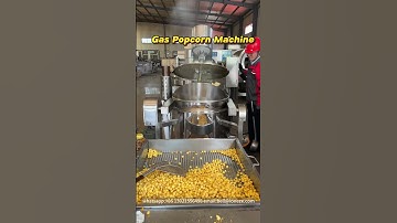 automatic gas popcorn making machine for snack food factory#popcornmachine #popcorn #machine