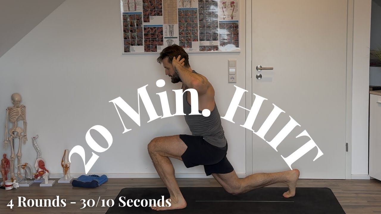 20 Minuten HIIT Workout für Beine & Core | Ohne Equipment