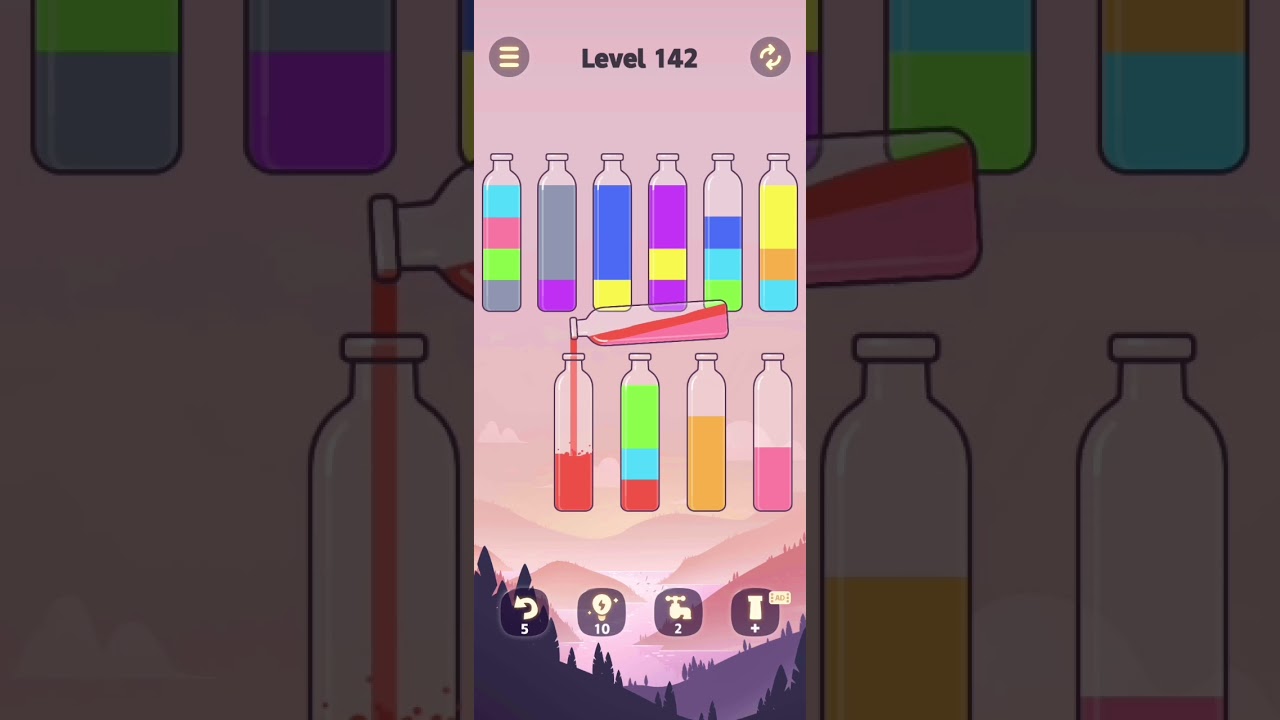 SortPuz 3D Level 142 Walkthrough Solution iOS/Android