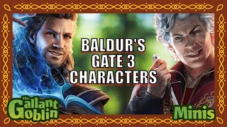 Baldurs Gate 3 Characters - Icons of the Realms  - WizKids Games