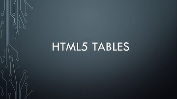 13- HTML5 Tables -- HTML5 & CSS3 Tutorials in Urdu | Hindi 2018