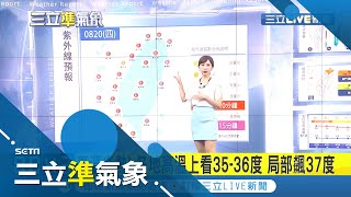 熱帶擾動恐再生成颱風？預估擾動路線將會這樣走 周末外出慎防午後大雷雨｜氣象主播 陳宥蓉｜【三立準氣象】20200820｜三立新聞台