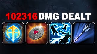 BROKEN PASSIVE 100K DAMAGE DEALT DROW RANGER + LIGHTNING HANDS | Ability Draft