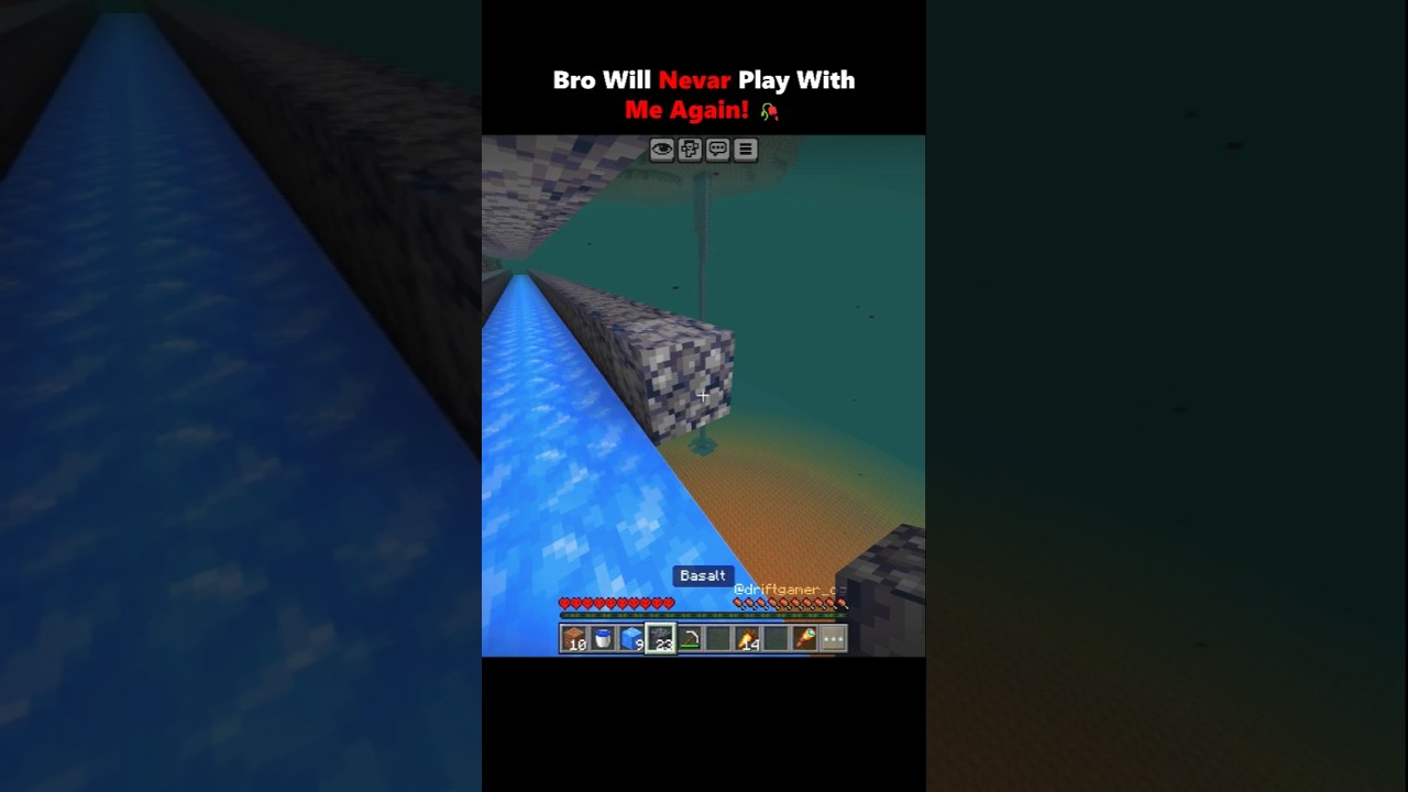 Bro Will Never Play With me Again in Minecraft...