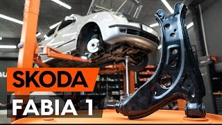 Как да сменим предни носач / предни носач на кола на SKODA FABIA (6Y5) [ИНСТРУКЦИЯ AUTODOC]