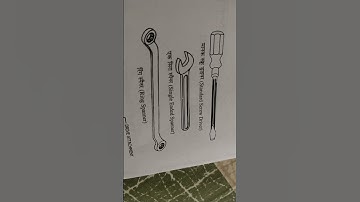 standerd screw driver,single ended spanner, ring spanner iti fitter tool #viral #10million #ytshorts