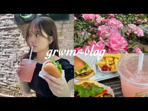 【GRWM】植物を買いに行くお出かけvlog