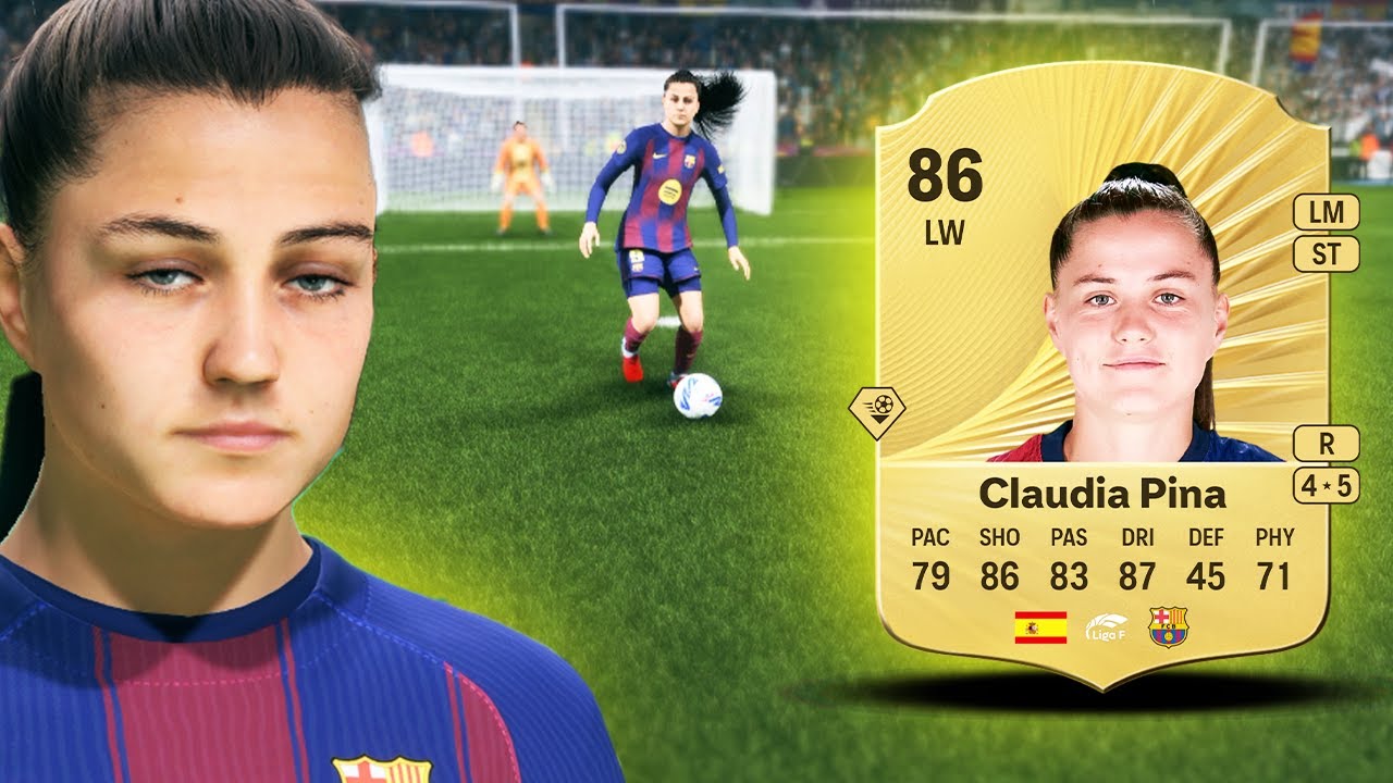 ONE OF THE BEST GOLD CARDS? 86 CLAUDIA PINA PLAYER REVIEW IN FC 26 | FC ...