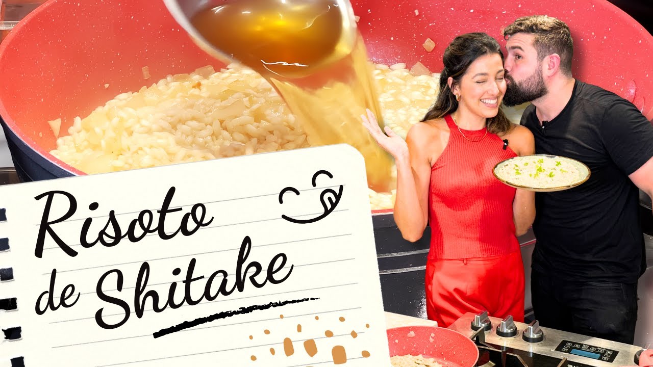 Desafio na cozinha! Risoto de Shitake