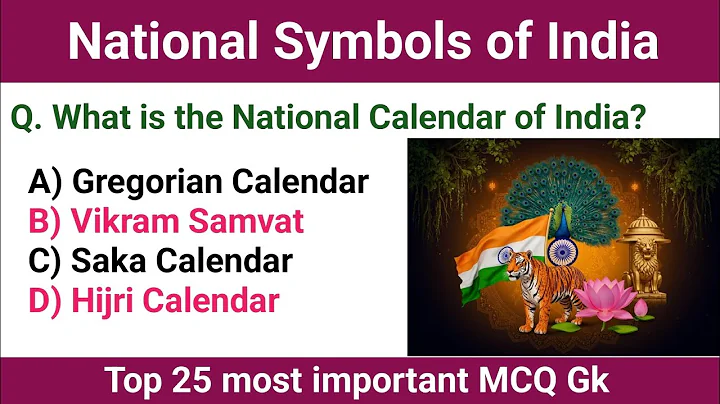 National Symbols of India Gk || Top 25 India GK Questions and Answers || @Gk Special 