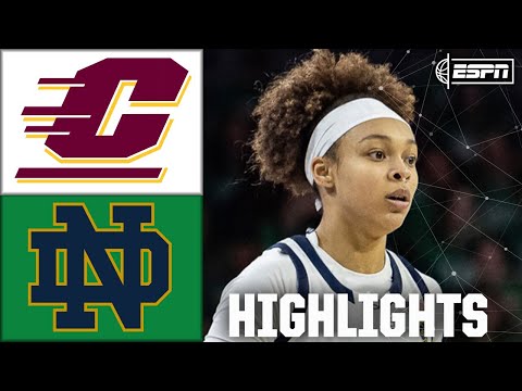 Central Michigan Chippewas vs. Notre Dame Fighting Irish | Full Game Highlights | ESPN CBB