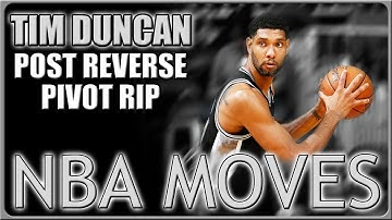 Tim Duncan Post Reverse Pivot Move: NBA Basketball Moves