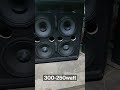 Q1 Speaker 300watt Bass 250watt Shorts Qone Speaker