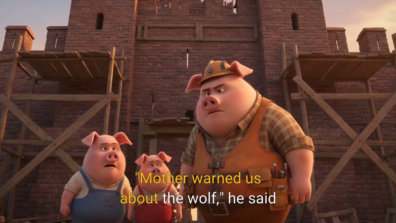 The Three Little Pigs - Fairy Tale for Kids