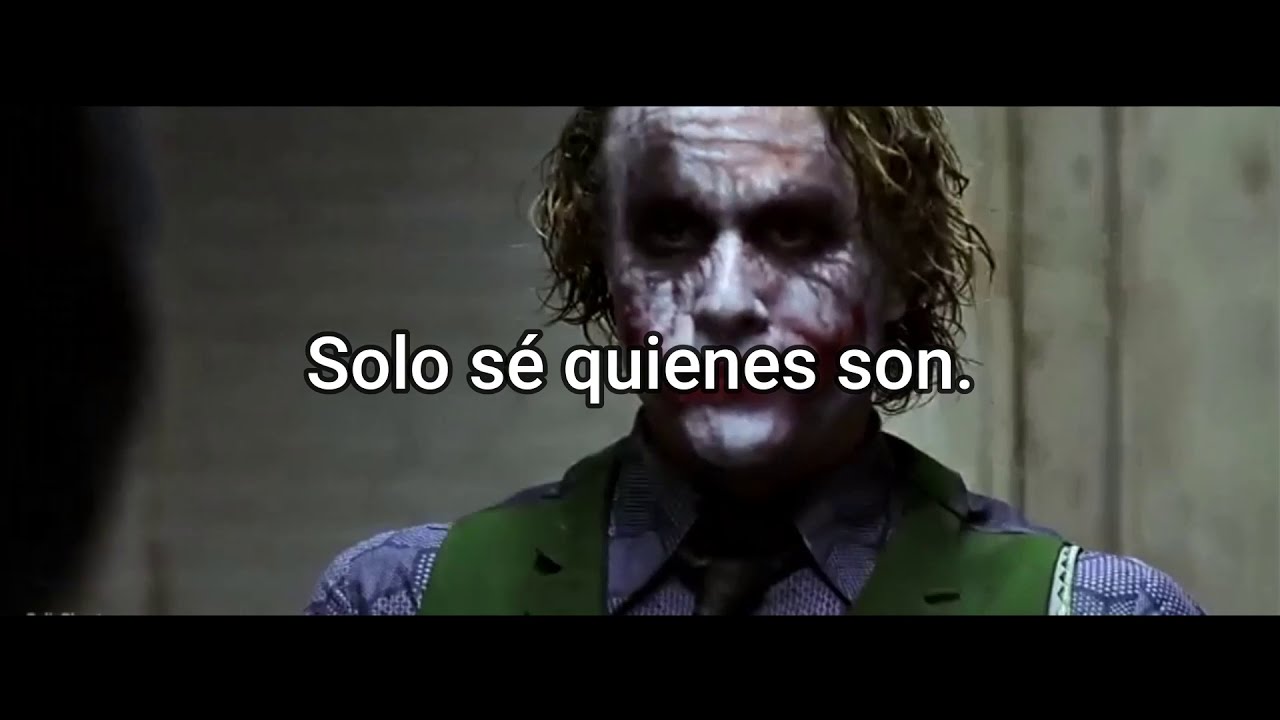 Mejores Frases del Joker | Heath Ledger - YouTube