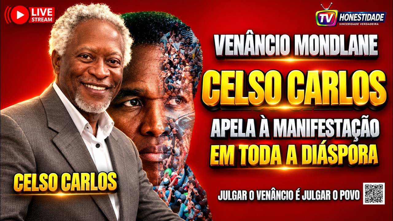 # Moçambique - Celso Carlos apela à manifestação em toda a diáspora - Venâncio Mondlane anunciou...