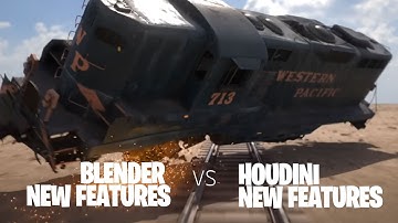 Blender New features Vs Houdini New features